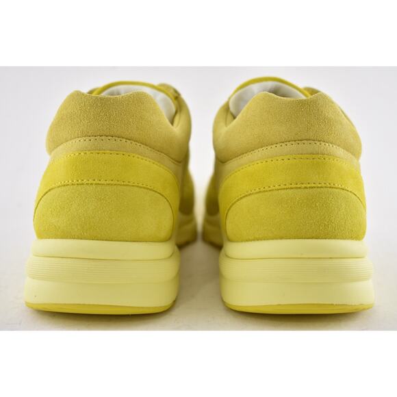 Chanel 19S Mens Yellow White Suede CC Logo Low Top Runner Trainer Sneaker 44 11 - Picture 11 of 12